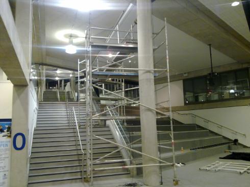 Scaffolding at Darwen College