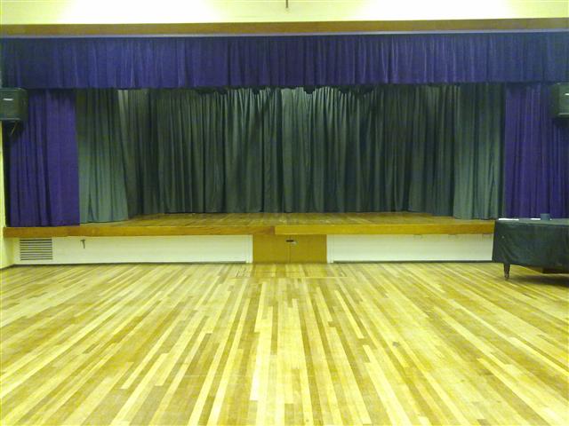 Stage Curtains front view