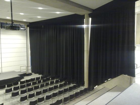 Darwen Academy large black wool serge