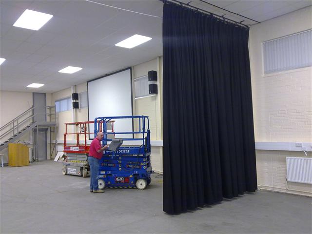 Shrivenam Acoustic Curtains by abacus technical services